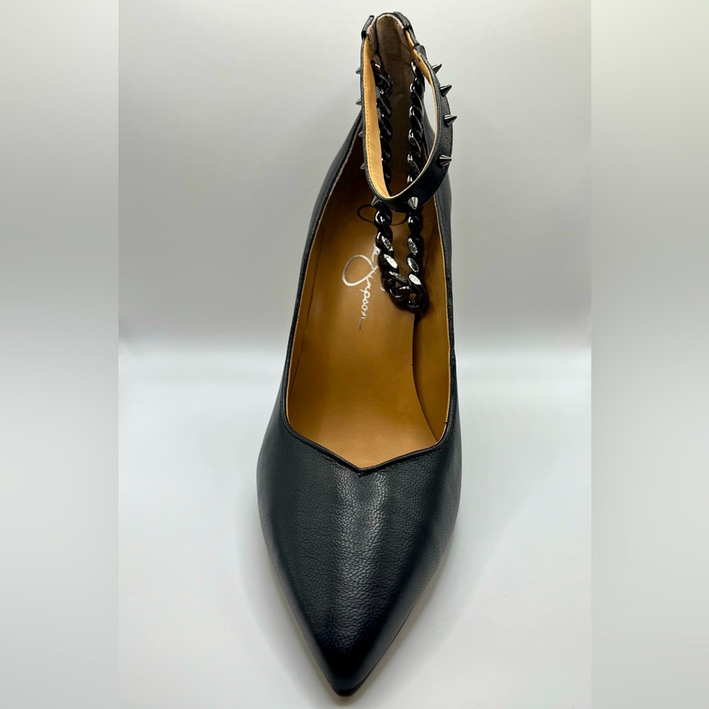 Black Heel w/ Spiked Anklet